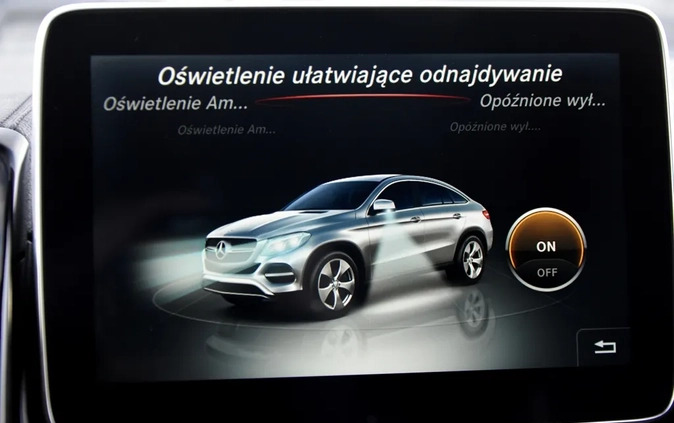 Mercedes-Benz GLE cena 179900 przebieg: 189123, rok produkcji 2016 z Wieliczka małe 781